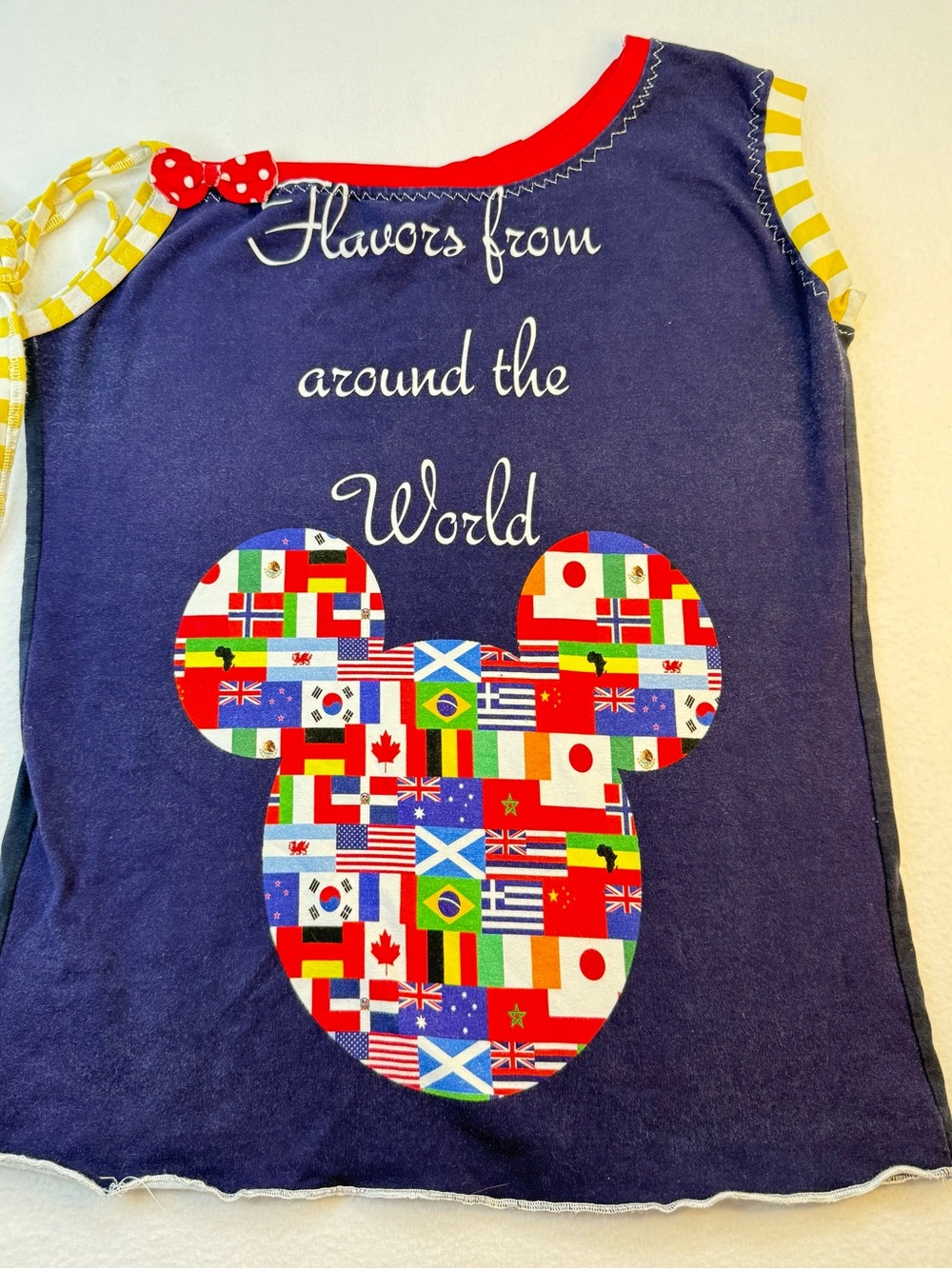 Custom Women's EPCOT Flavors From Around the World Top